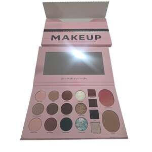 NEW LUXAZA PRO All-in-One 18 Color Eye & Face Makeup Palette Shadow Blush...